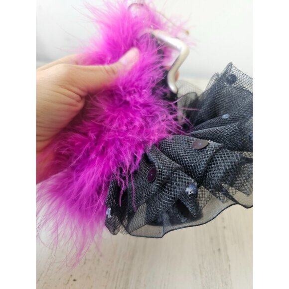 Vintage elegance lady burlesque glass Italian ornament boa evening dress Xmas tr - Picture 6 of 8